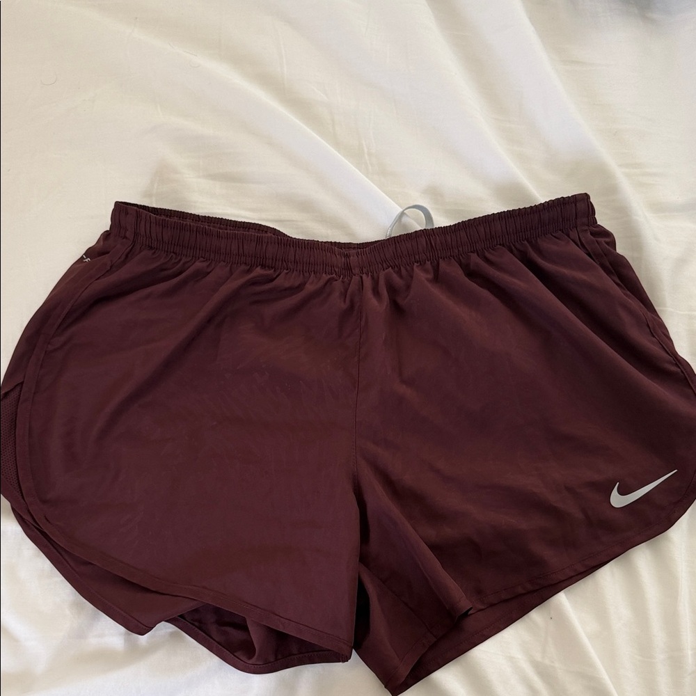 Nike Women's Burgundy Athletic Shorts
